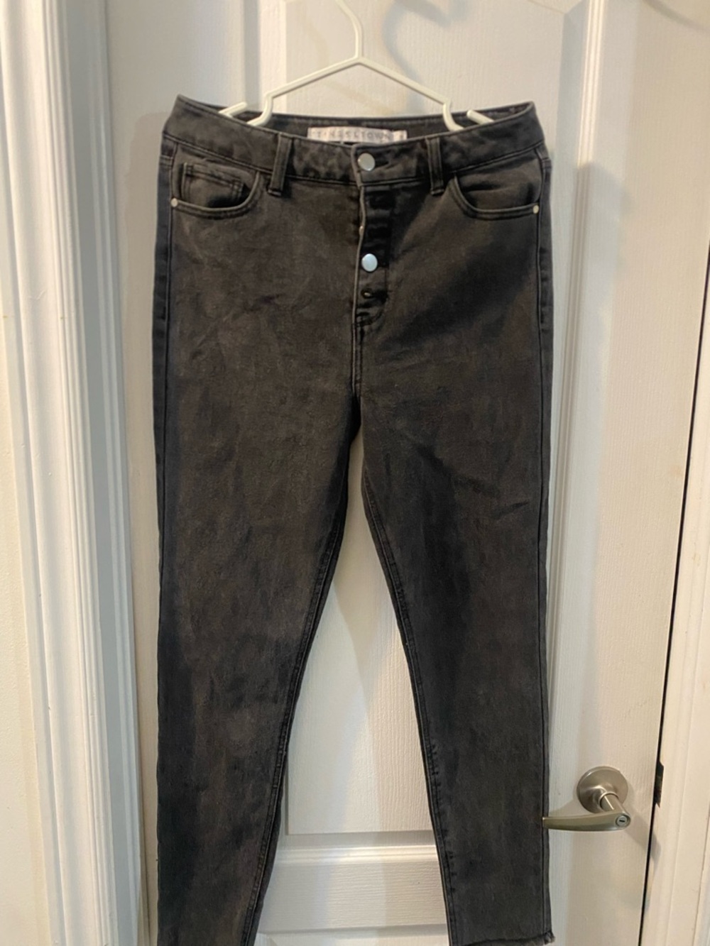 Tinseltown Black Washed Denim Jeans